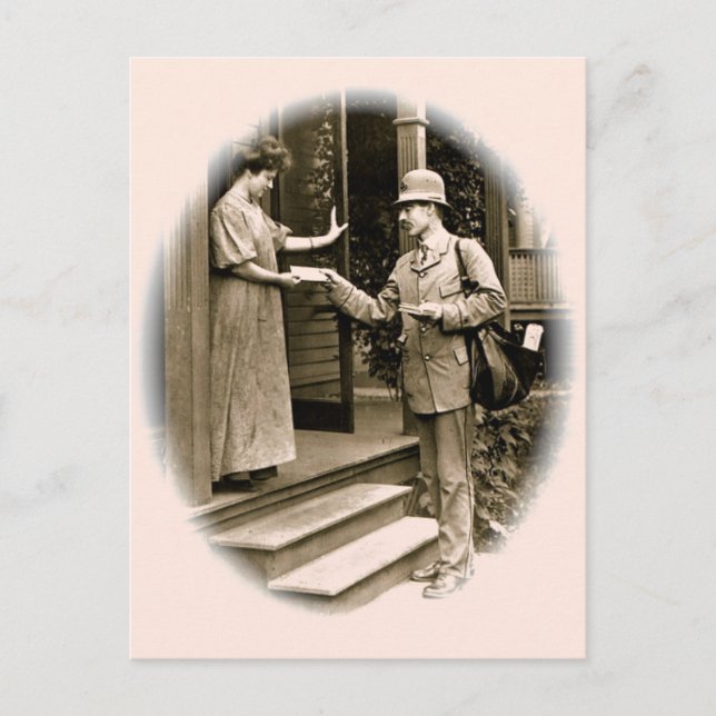 Cartão Postal Por favor, Sr. Postman (Frente)