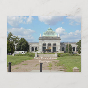 Cartão Postal Por favor, toque no Museu Filadélfia