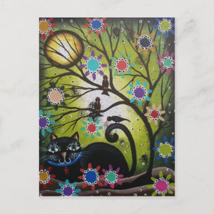 Cartão Postal Por Lori Everett_ Day Of The Dead, Mexicano, Black