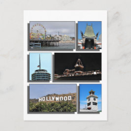 Cartão Postal Por Los Angeles California