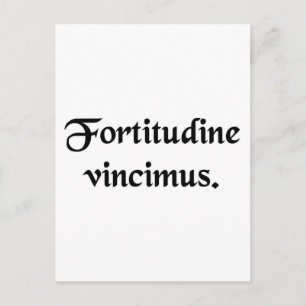 Cartão Postal Por resistência nós conquistamos.