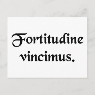 Cartão Postal Por resistência nós conquistamos.