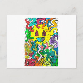 Cartão Postal Porcentum Sun - Percentual Designs