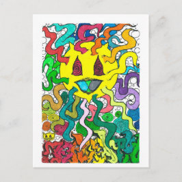 Cartão Postal Porcentum Sun - Percentual Designs