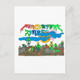 Cartão Postal Porcentum_Zombies