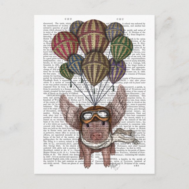 Cartão Postal Porco em chamas (Frente)