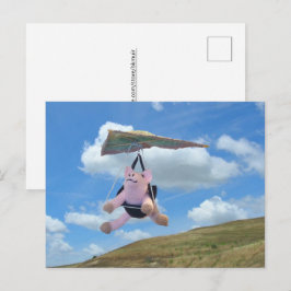 Cartão postal - Porco voador não é impossível