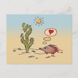 Cartão Postal Porcupine Love