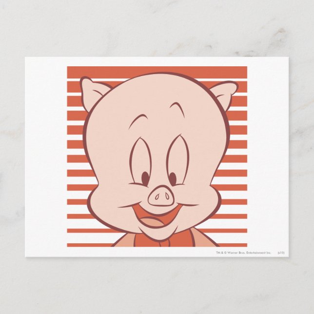 Cartão Postal Porky Pig Expressivo 23 (Frente)