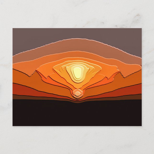 CARTÃO POSTAL PÔRS DO SOL (Frente)