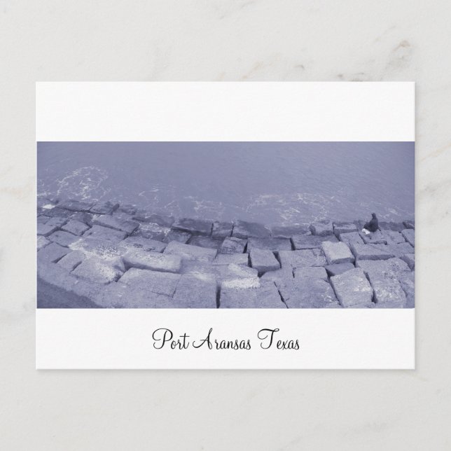 Cartão Postal Port ArKansas (Panorâmica) La Pesca Postcard (Frente)