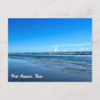 Port ArKansas, Texas Coast Ocean Waves Fotografia