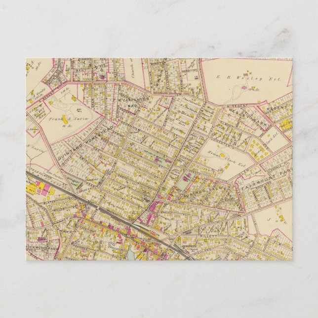 Cartão Postal Port Chester, Nova Iorque (Frente)