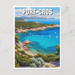 Cartão Postal Port-Cros National Park França Viagem