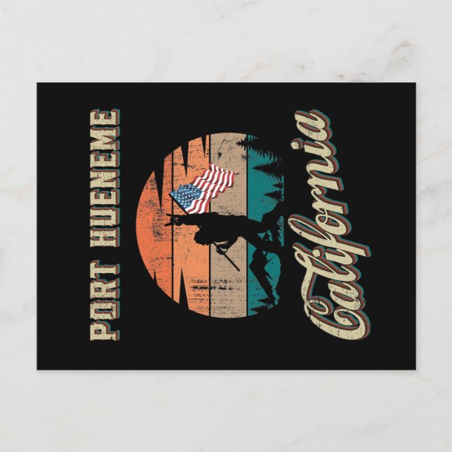Cartão Postal Port Hueneme California (Frente)