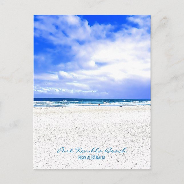 Cartão Postal Port Kembla Wollongong Beach NSW (Frente)
