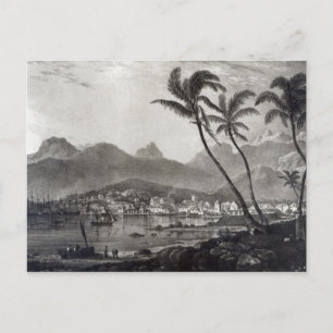 Cartão Postal Port Louis "Views in the Maurícia", por