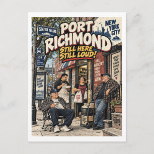 Cartão Postal Port Richmond Ainda Aqui