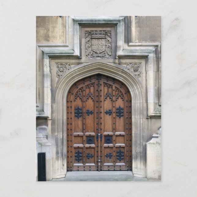 Cartão Postal Porta ao Parlamento em Westminster (Frente)