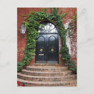 Cartão Postal Porta Archada Com A Ivy