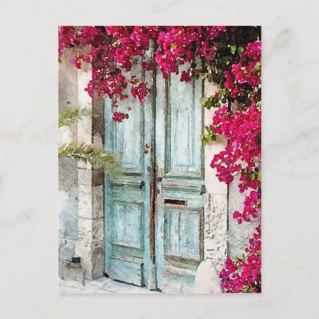 Cartão Postal Porta de algodão (Frente)