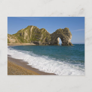 Cartão Postal Porta de Durdle, Enseada de Lulworth, Costa Juráss