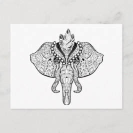 Cartão Postal Porta de elefante de circo