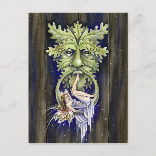 Cartão Postal Porta de Greenman (Frente)