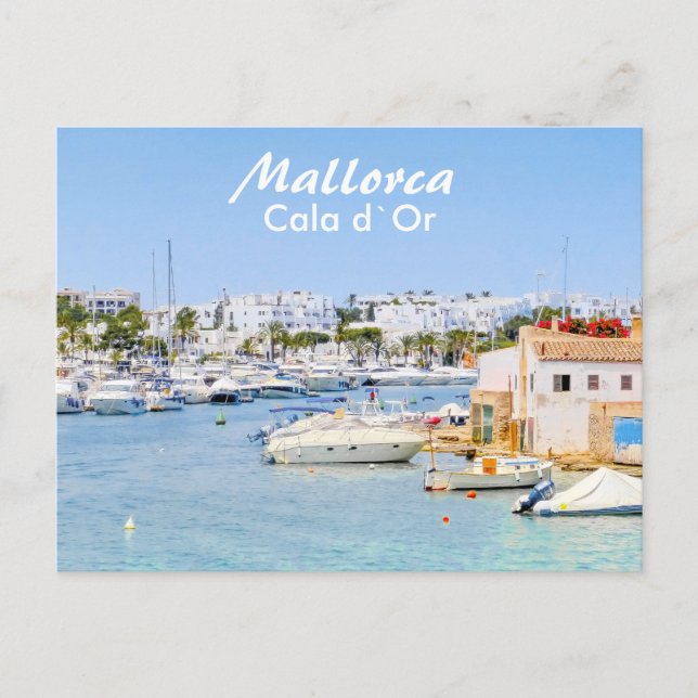 Cartão Postal Porta de Maiorca de Cala d`Ou (Frente)