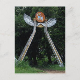 Cartão Postal Porta do Laos