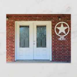 Cartão Postal Porta Dupla do Texas Star