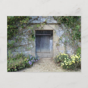 Cartão Postal Porta em Haddon Hall em Derbyshire