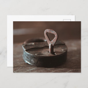 Cartão Postal Porta enferrujada