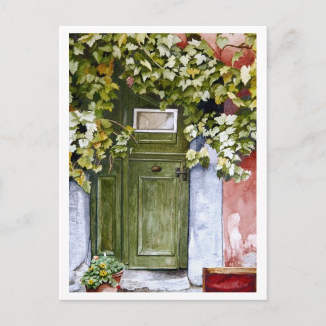 Cartão Postal Porta escondida (Frente)