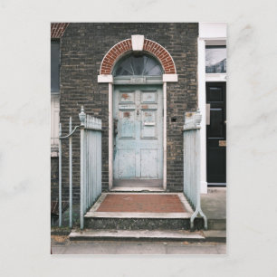 Cartão Postal Porta frontal, Fitzrovia, Londres, Reino Unido