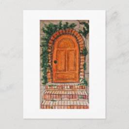 Cartão Postal Porta laranja