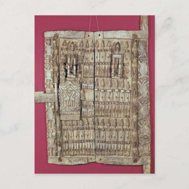 Cartão Postal Porta talhada para um granário (Frente)