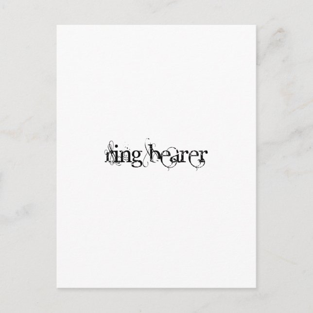 Cartão Postal Portador do toque (Frente)