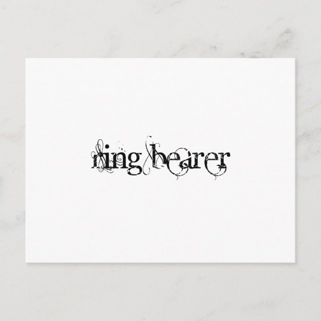 Cartão Postal Portador do toque (Frente)