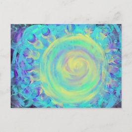 Cartão Postal Portal Espiritual Celestial Arte Profética Cristã