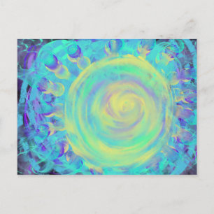 Cartão Postal Portal Espiritual Celestial Arte Profético Cristão