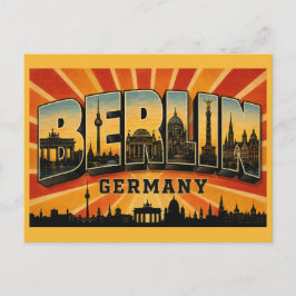 Cartão Postal Portão de Brandemburgo Berlim Alemanha