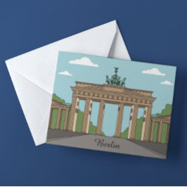 Cartão Postal Portão de Brandemburgo de Berlim – Marco da Cidade