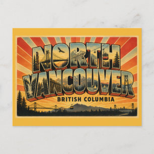 Cartão Postal Portão de Montanha North Vancouver BC