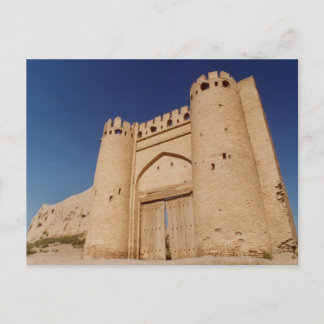 Cartão Postal portão de samarqand do uzbequistão