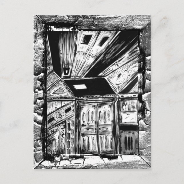 Cartão Postal Portas abertas (Frente)