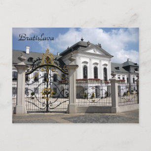 Cartão Postal portas bratislava grassalkovich