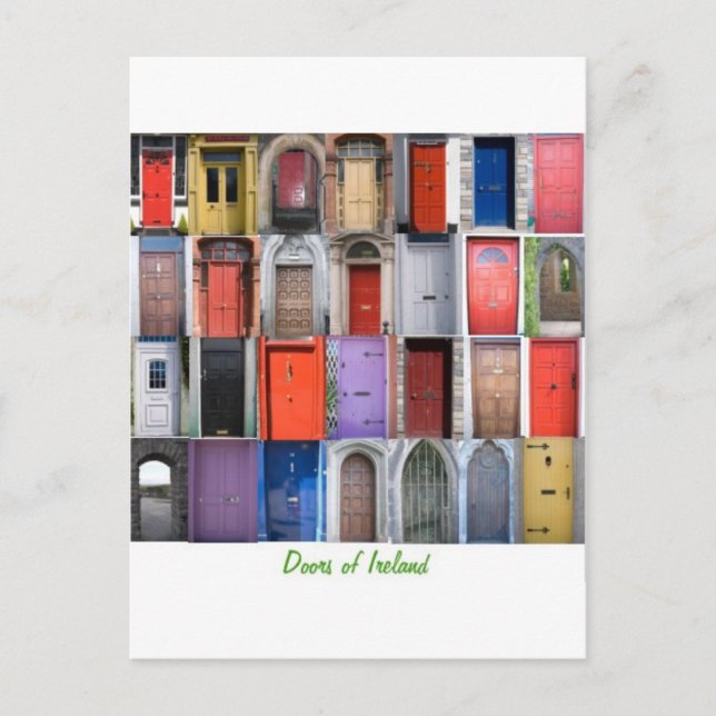 Cartão Postal portas da Irlanda (Frente)