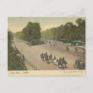 Cartão Postal Porte postal podre do vintage de Londres da