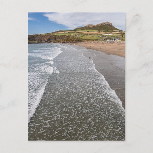 Cartão Postal Porth Mawr Whitesands Bay Wales (Frente)